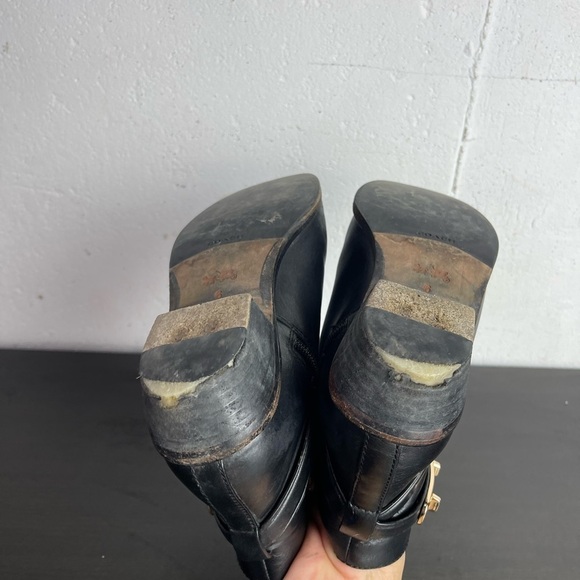 Coach  Coleen Black leather Boot size 6 - Picture 4 of 11